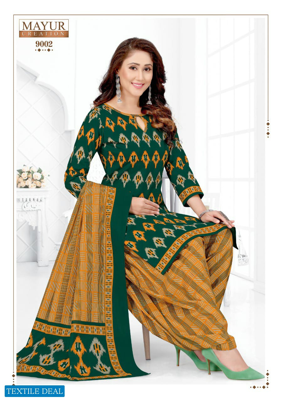 Mayur Ikkat Special Vol-9 Wholesale Pure Cotton Fabrics Indian Suits