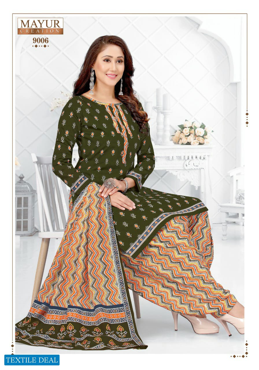 Mayur Ikkat Special Vol-9 Wholesale Pure Cotton Fabrics Indian Suits