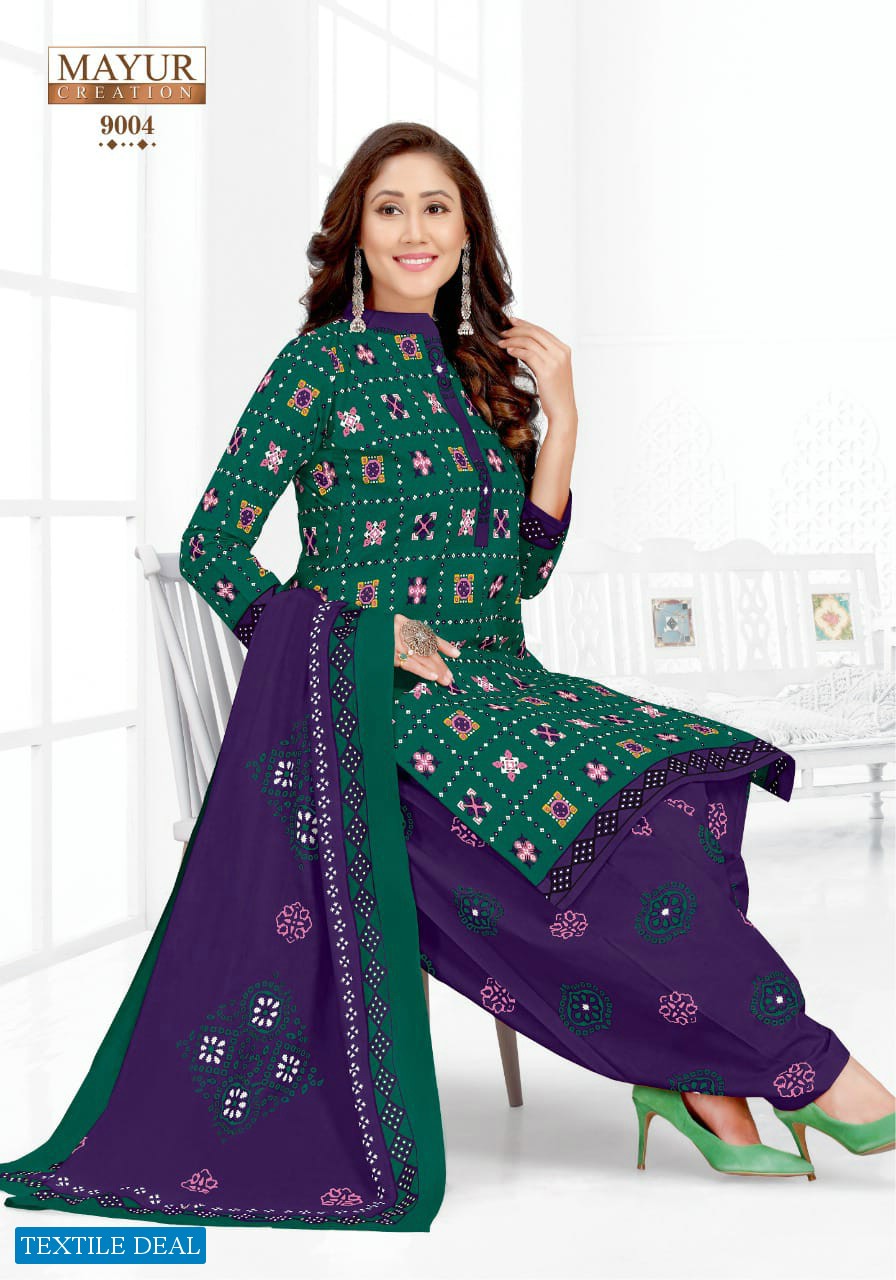 Mayur Ikkat Special Vol-9 Wholesale Pure Cotton Fabrics Indian Suits