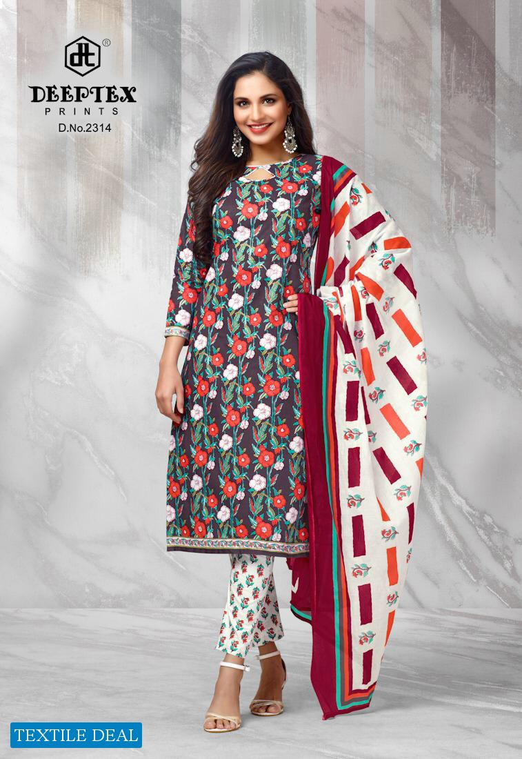 Deeptex Chief Guest Vol-23 Wholesale Pure Cotton Fabrics Dress Material