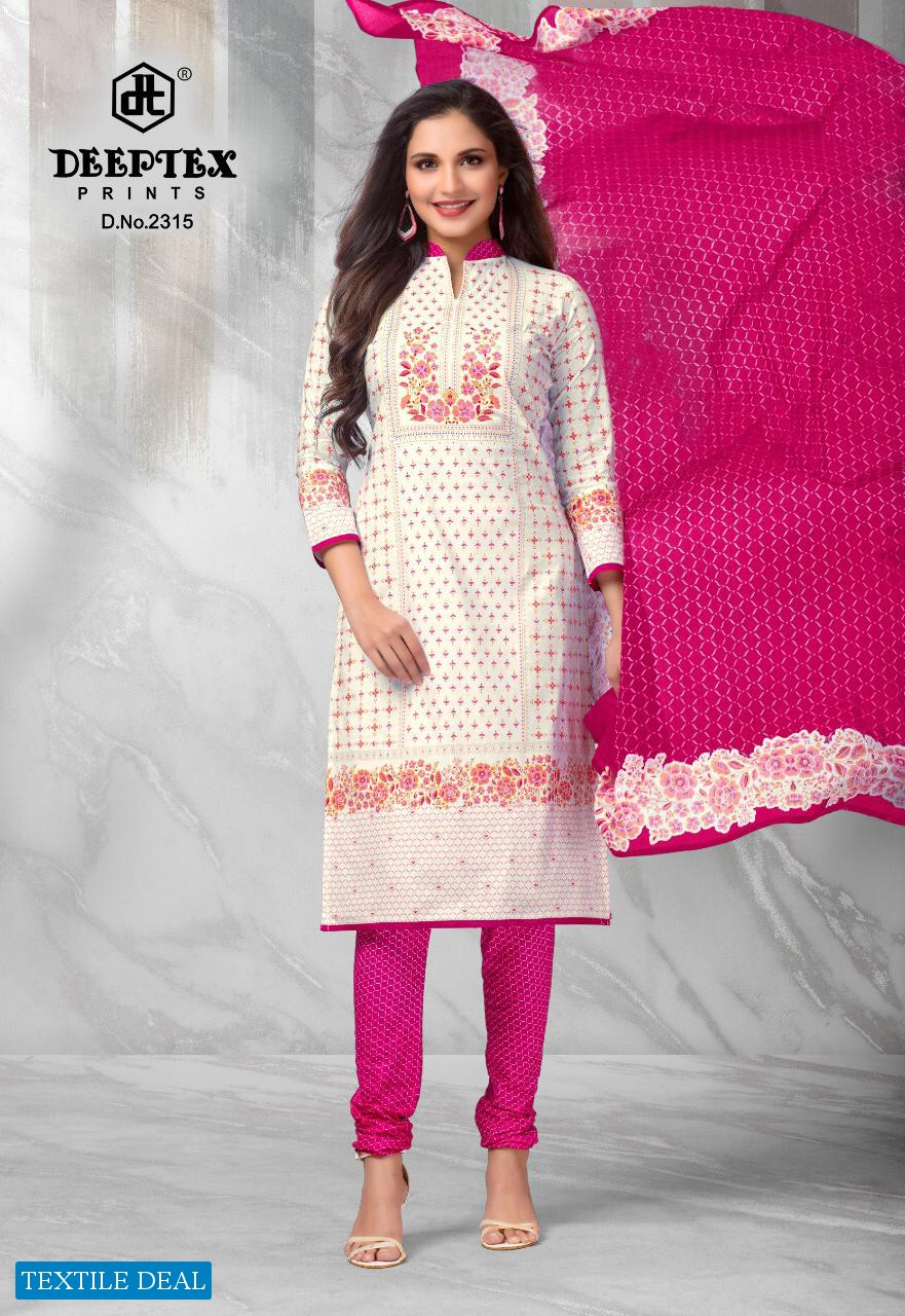 Deeptex Chief Guest Vol-23 Wholesale Pure Cotton Fabrics Dress Material