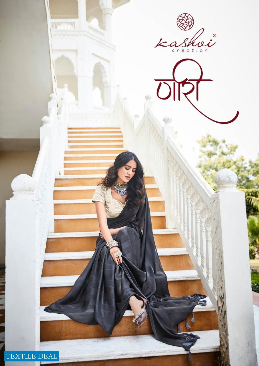 Kashvi Naari Wholesale Fancy Fabrics Indian Sarees