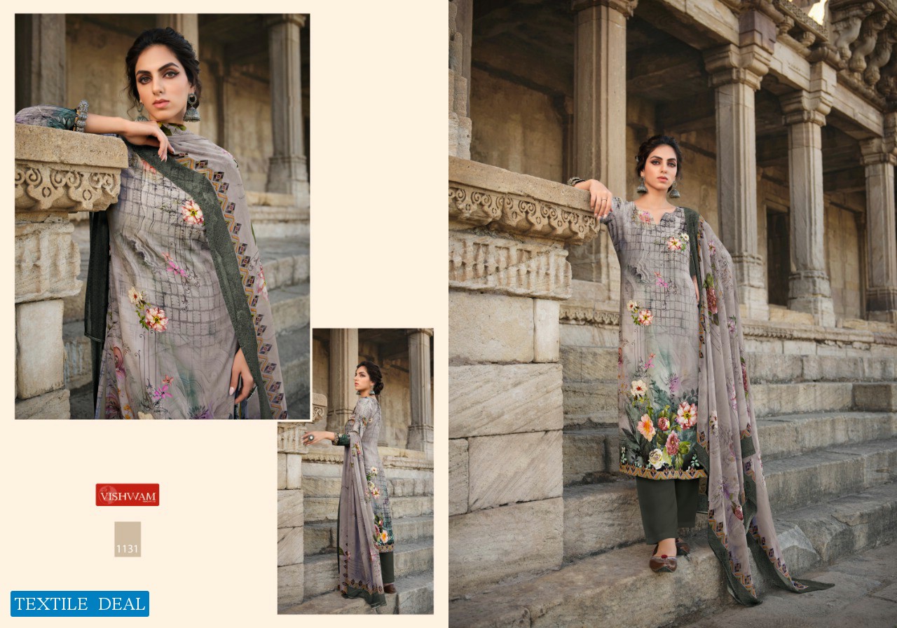 VIshwam Cafe Latte Vol-12 Wholesale Premium Crepe Salwar Kameez