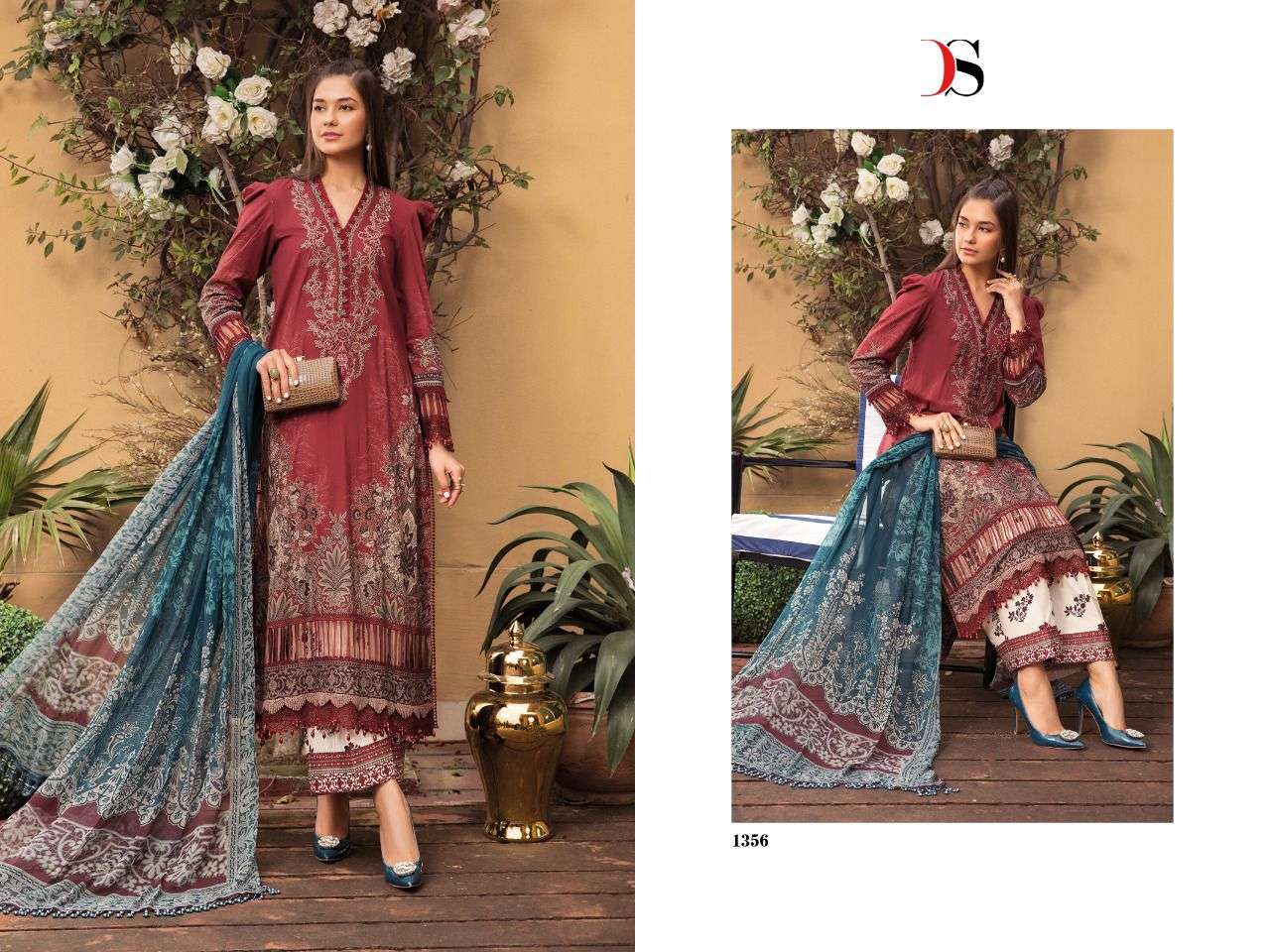 MARIA B MPRINT VOL 22 BY DEEPSY JAM COTTON PAKISTANI DRESSES