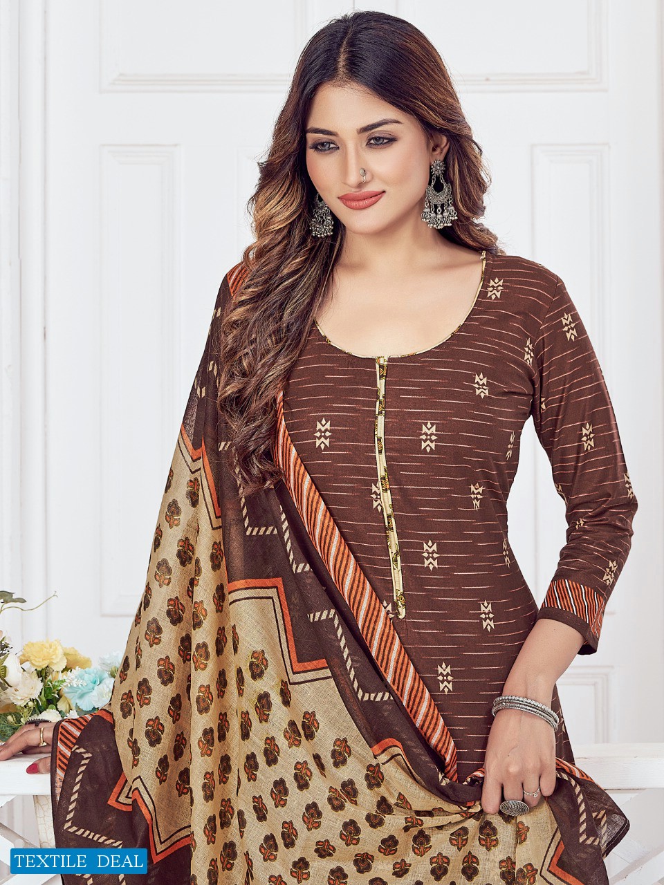 Shiv Ganesh Parineeti Vol-22 Wholesale Pure Cotton Fabrics Dress Material