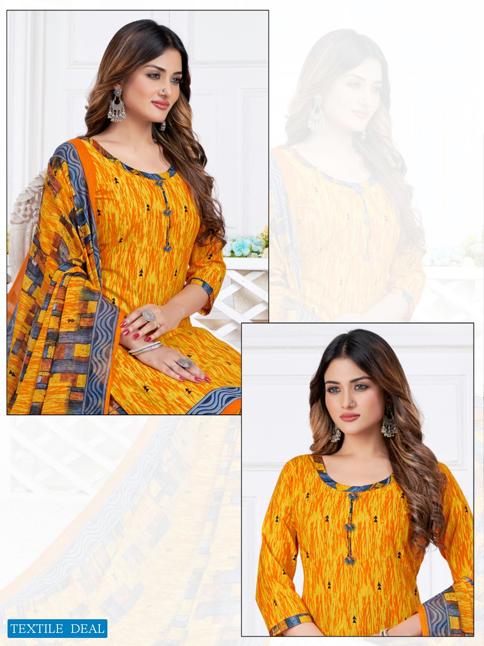 Shiv Ganesh Parineeti Vol-22 Wholesale Pure Cotton Fabrics Dress Material