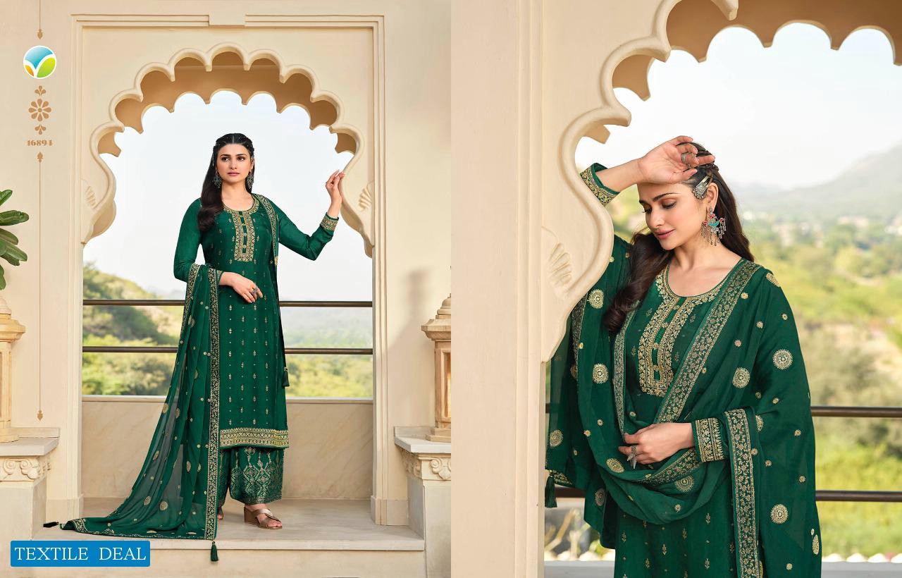 Vinay Kasheesh Glazze Wholesale Festive Indian Salwar Suits