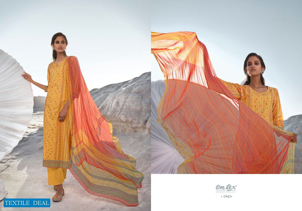 Omtex Shore Wholesale Lawn Cotton Handwork Salwar Suits