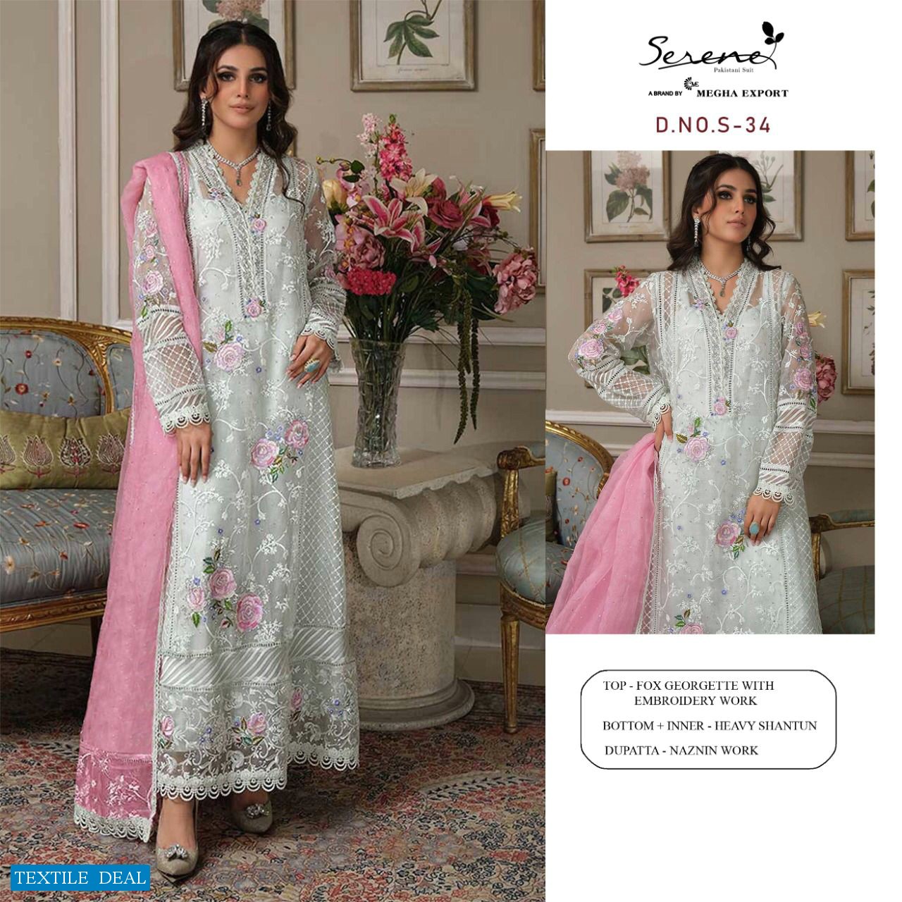 Serene S-32 Wholesale Pakistani Concept Dress