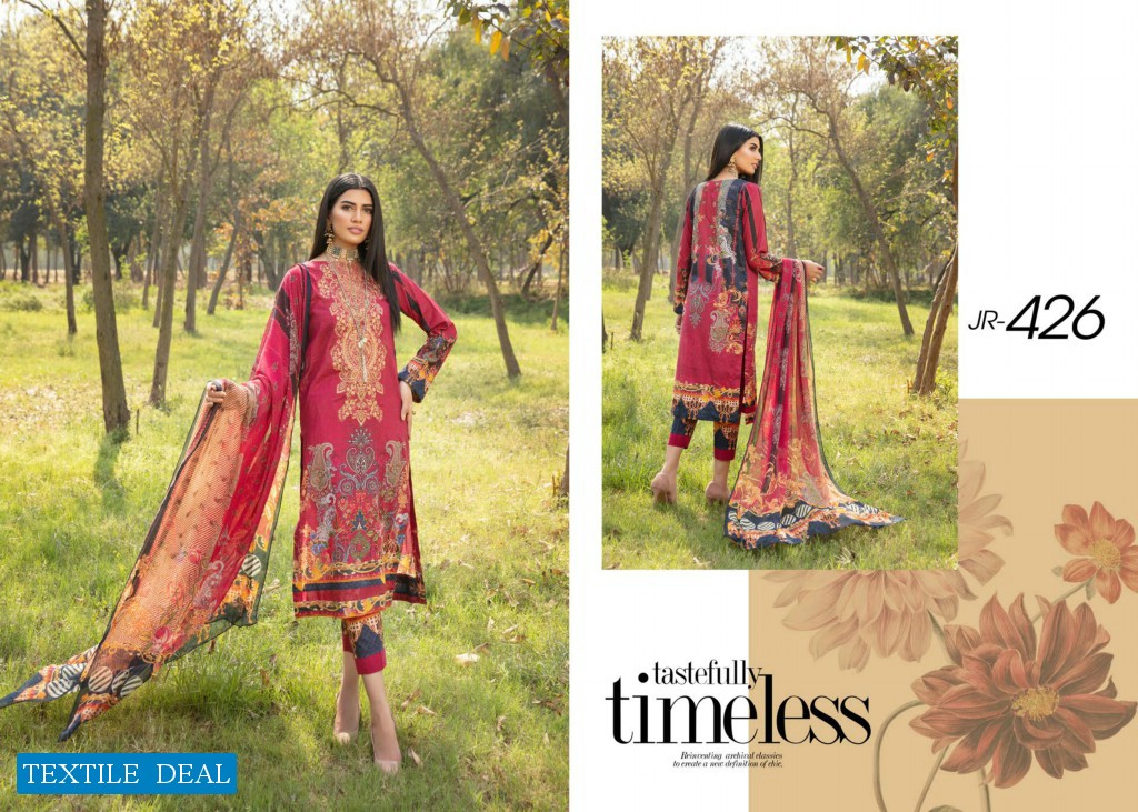 Johra Celeste Wholesale Jacquard Lawn Original Pakistani Dress