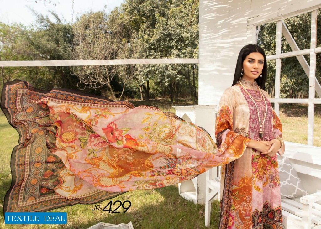 Johra Celeste Wholesale Jacquard Lawn Original Pakistani Dress