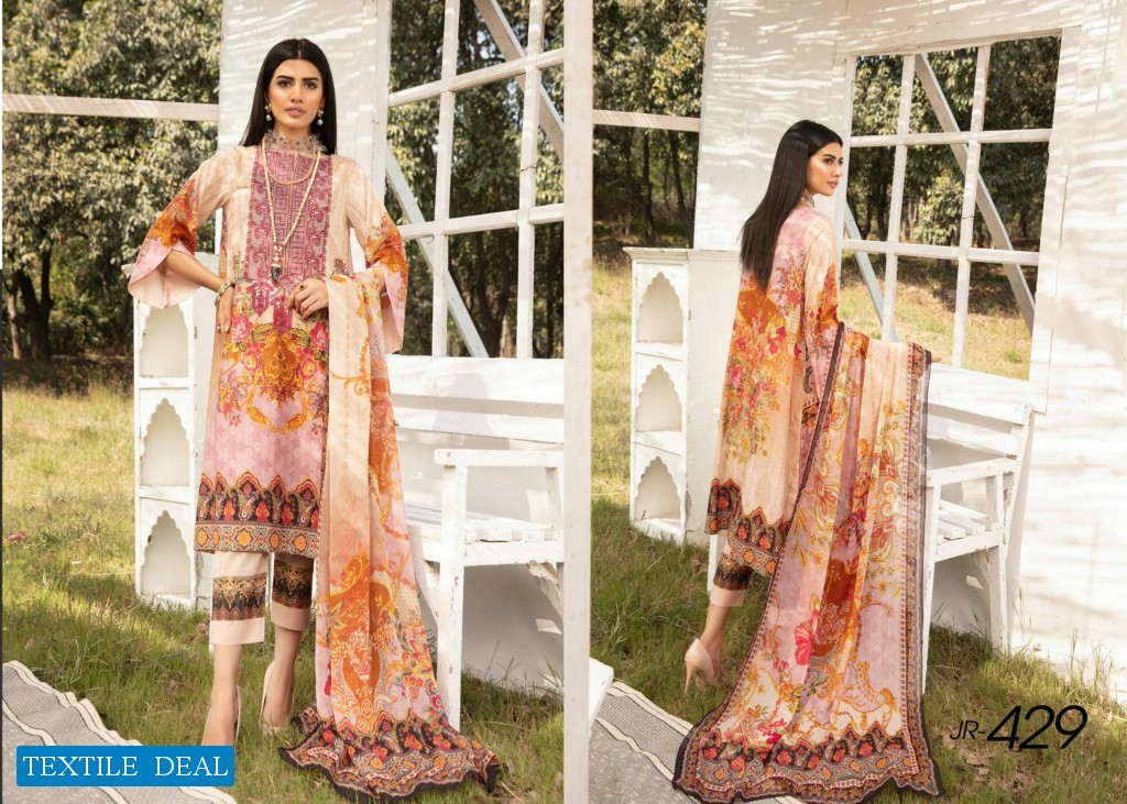 Johra Celeste Wholesale Jacquard Lawn Original Pakistani Dress