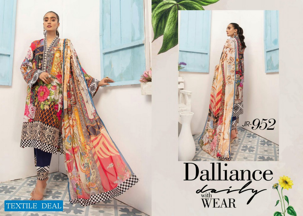 Johra Satrangi Wholesale Embroidered Digital Printed Lawn Pakistani Dress