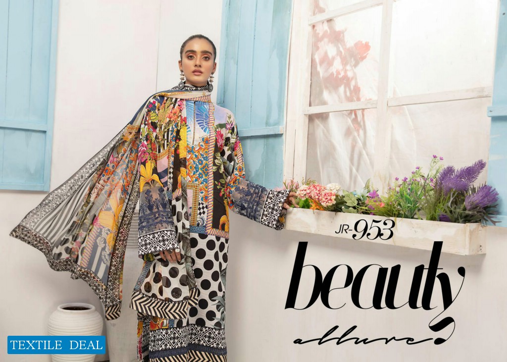 Johra Satrangi Wholesale Embroidered Digital Printed Lawn Pakistani Dress