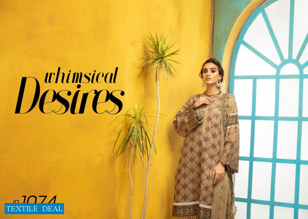 Johra Aniyah Wholesale Schiffle Embroidered Lawn Original Pakistani Dress