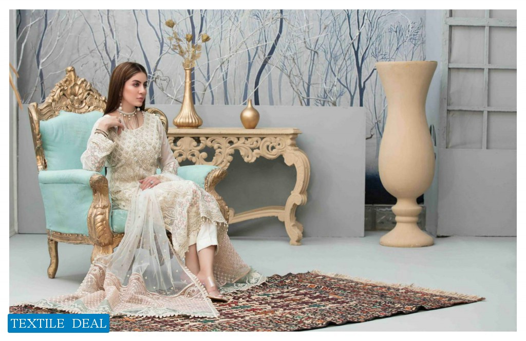 Tawakkal Chantilly Chiffon Fancy Dupatta Original Pakistani Dress