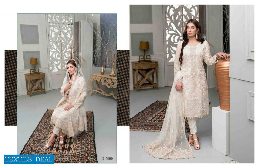 Tawakkal Chantilly Chiffon Fancy Dupatta Original Pakistani Dress