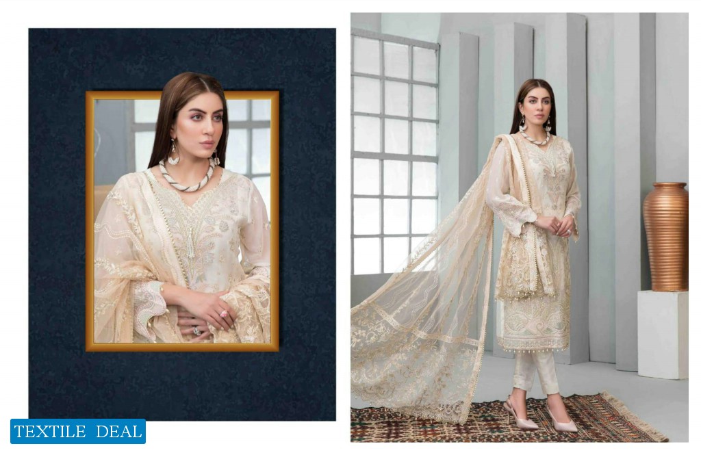 Tawakkal Chantilly Chiffon Fancy Dupatta Original Pakistani Dress