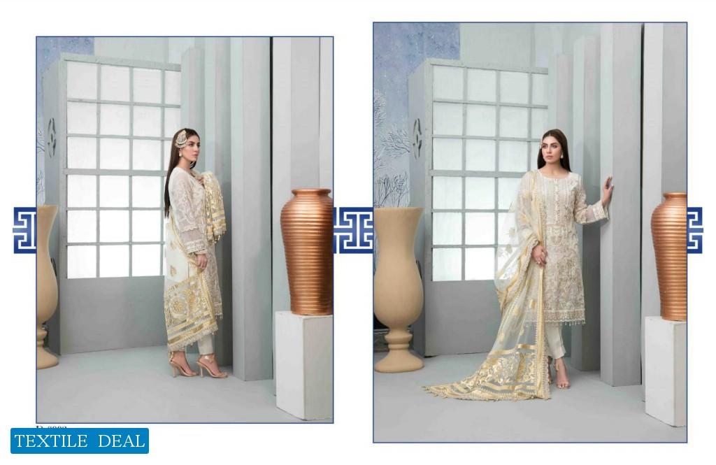 Tawakkal Chantilly Chiffon Fancy Dupatta Original Pakistani Dress