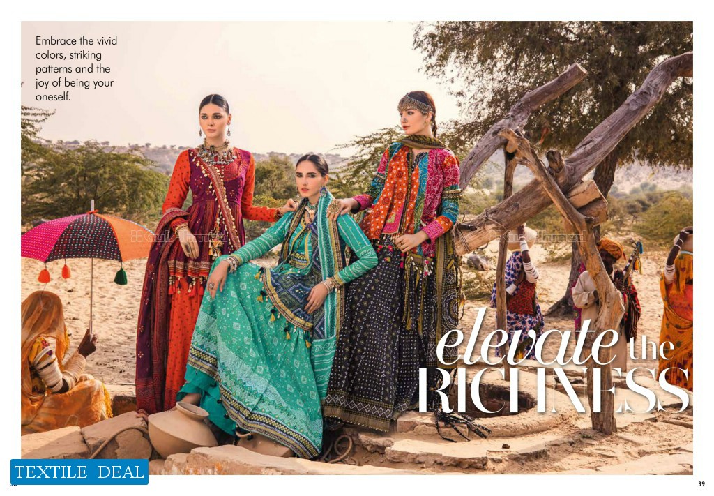 Gulahmed Chunri Collection Wholesale Original Pakistani Dress