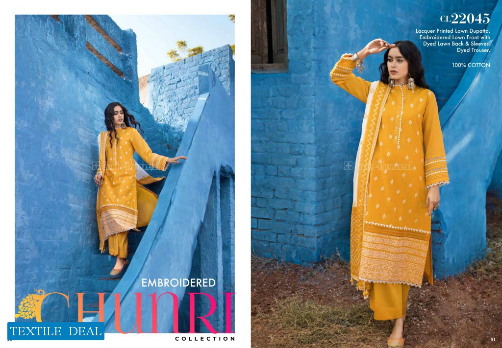 Gulahmed Chunri Collection Wholesale Original Pakistani Dress