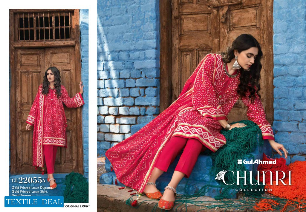 Gulahmed Chunri Collection Wholesale Original Pakistani Dress