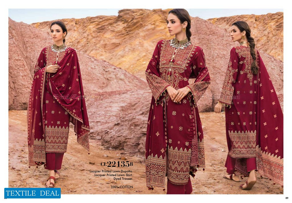 Gulahmed Chunri Collection Wholesale Original Pakistani Dress