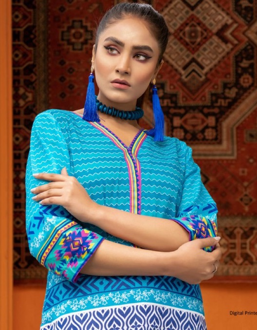 Noorma Kaamal Unstitched Printed Shirt Pakistani Collection