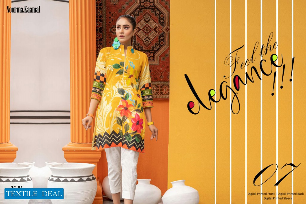 Noorma Kaamal Unstitched Printed Shirt Pakistani Collection