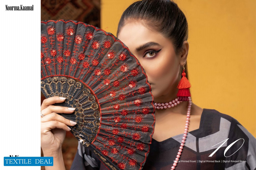 Noorma Kaamal Unstitched Printed Shirt Pakistani Collection