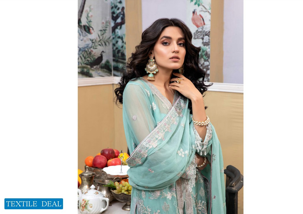 ZS Meraki Embroidered Chiffon Collection Original Pakistani Dress