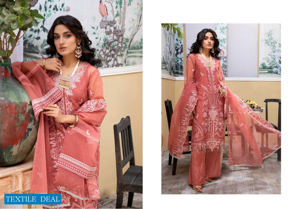 ZS Meraki Embroidered Chiffon Collection Original Pakistani Dress