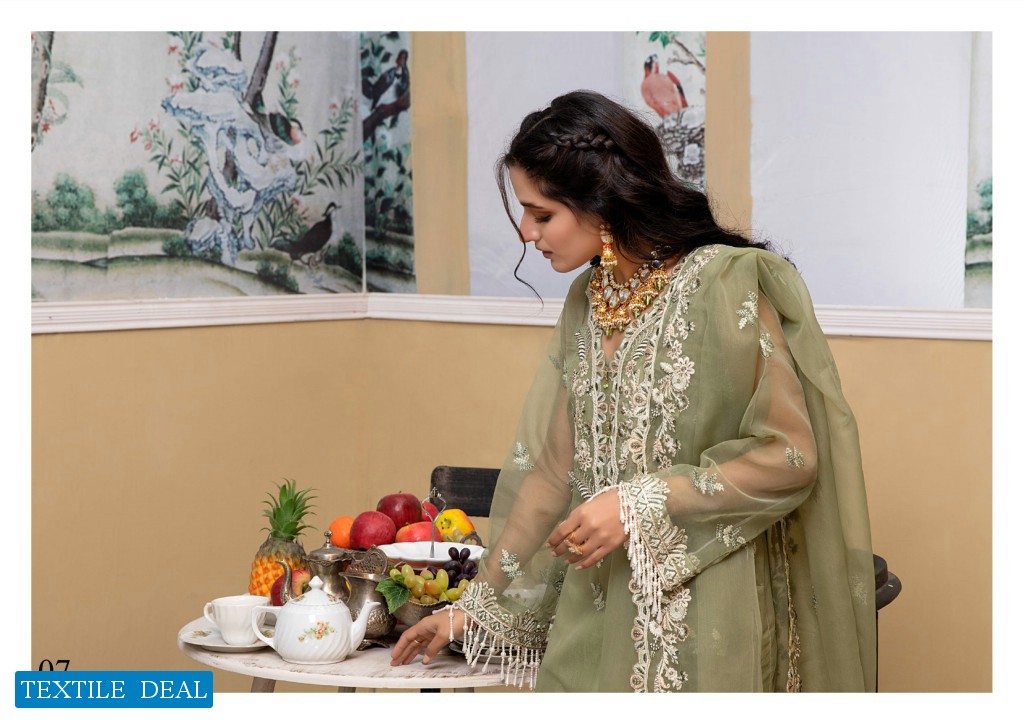 ZS Meraki Embroidered Chiffon Collection Original Pakistani Dress