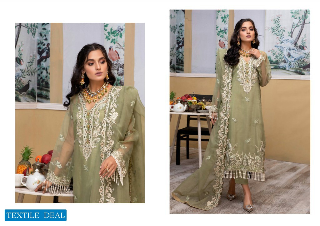 ZS Meraki Embroidered Chiffon Collection Original Pakistani Dress