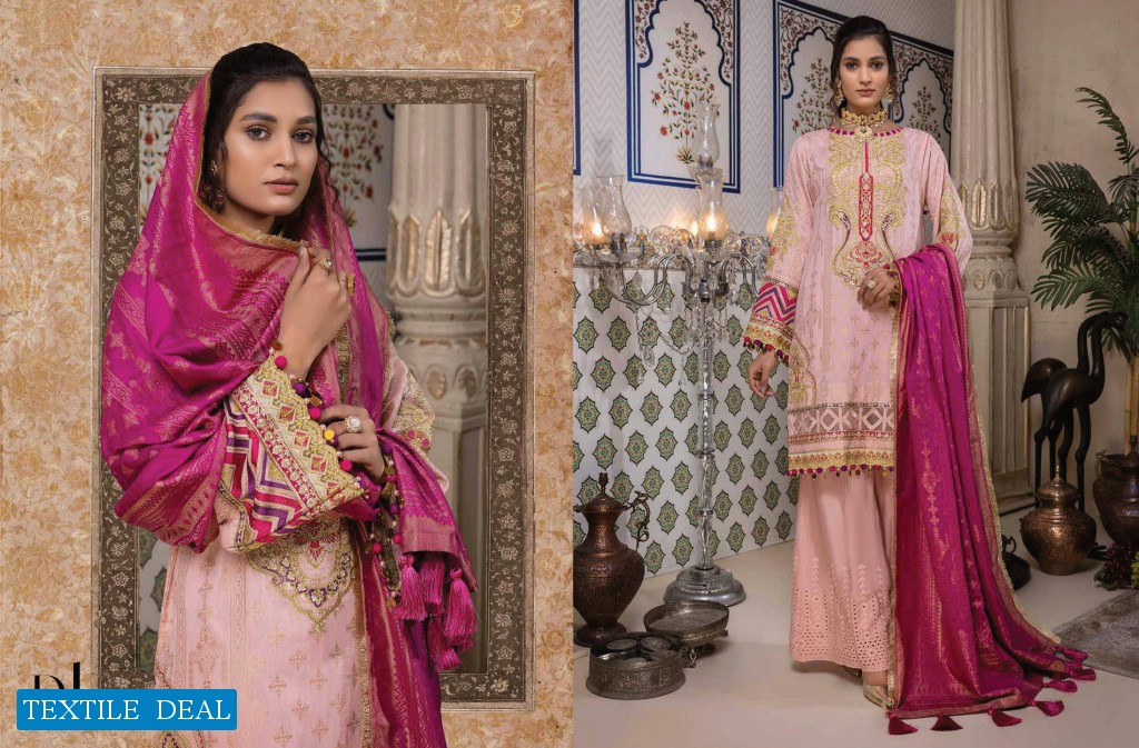 Adan Libas Naqsh Embroidered Jacquard Lawn Pakistani Dress