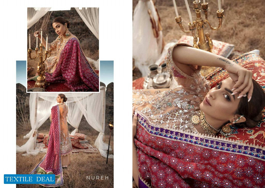 Maryam Hussain Wedding Collection Original Pakistani Dress
