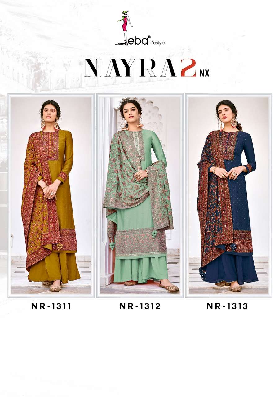 EBA NYRA VOL 2 VISCOSE SILK DESIGNER FANCY SUITS