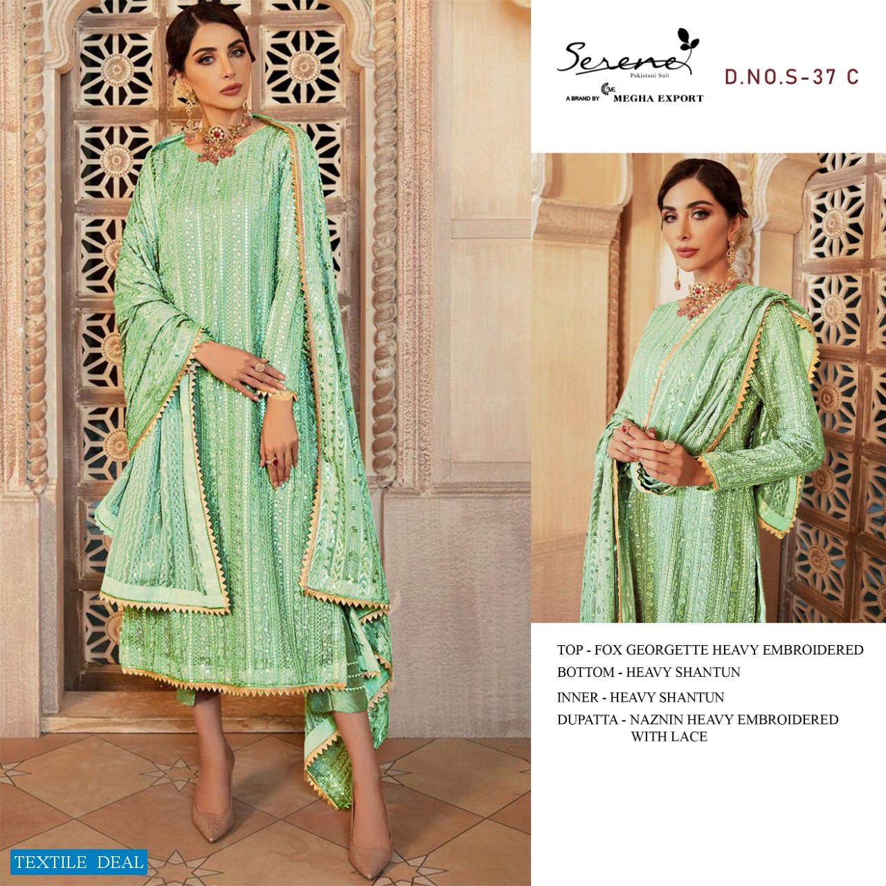 Serene S-37 Wholesale Designer Pakistani Concept Dress