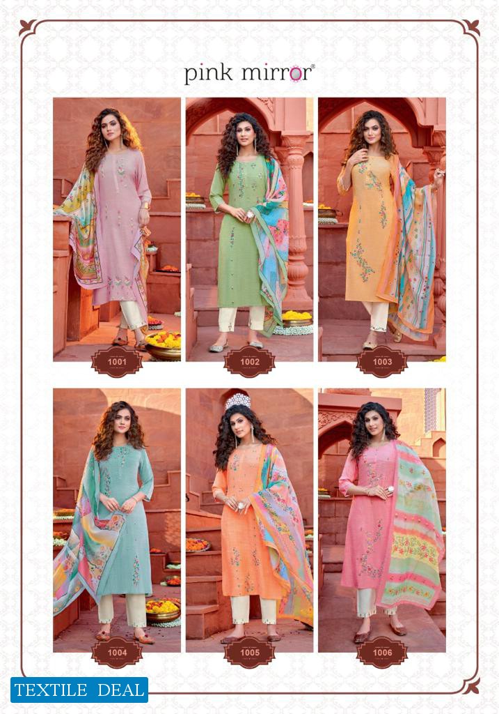 Pink Mirror MInt Wholesale Full Stitched 3 Piece Salwar Suits