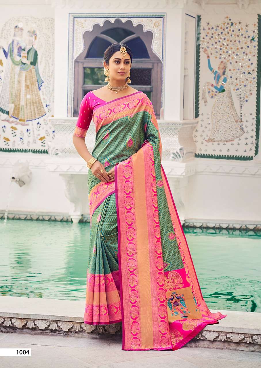 LAAJ BY REVANTA CREATION KANJIVARAM SILK CASUAL SUMMER WEAR SAREE