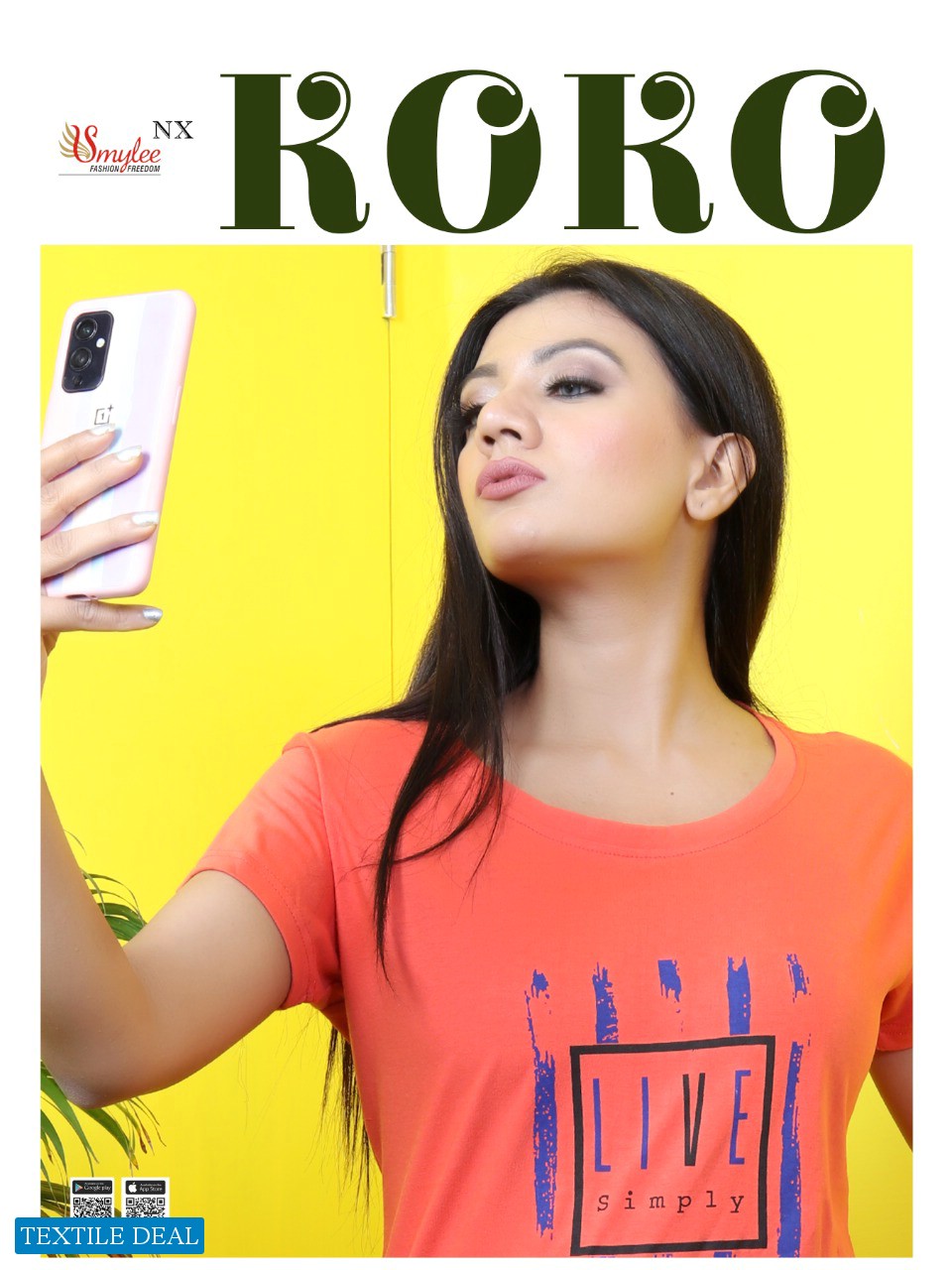 SMYLEE KOKO HOSIERY GIRLS LONG T SHIRT COLLECTION