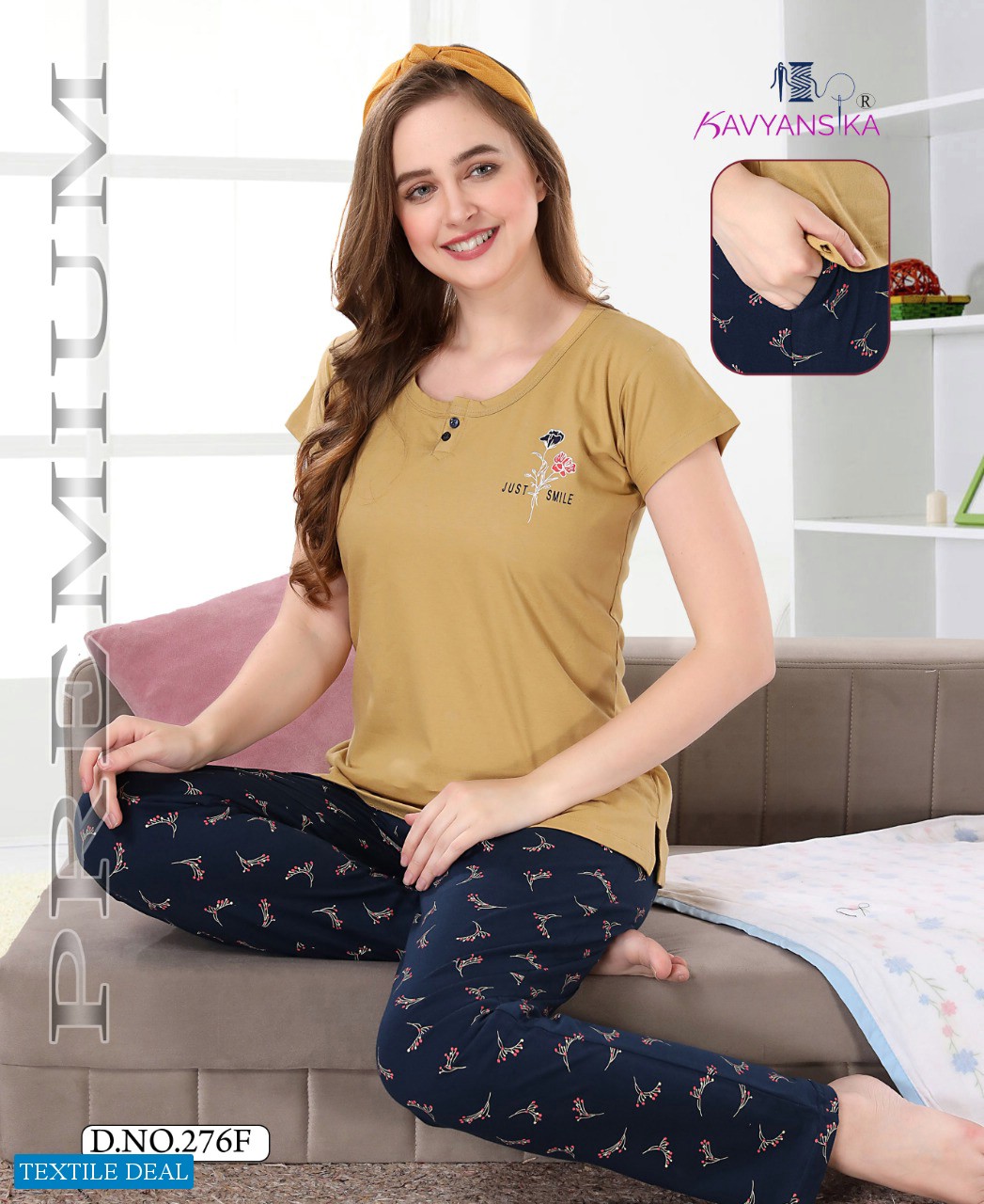 Kavyansika Full Payjama Vol-276 Wholesale Night Wear Dress