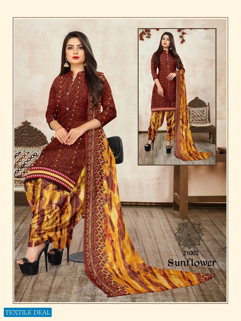 SSC Sunflower Vol-3 Wholesale Cotton Dress Material