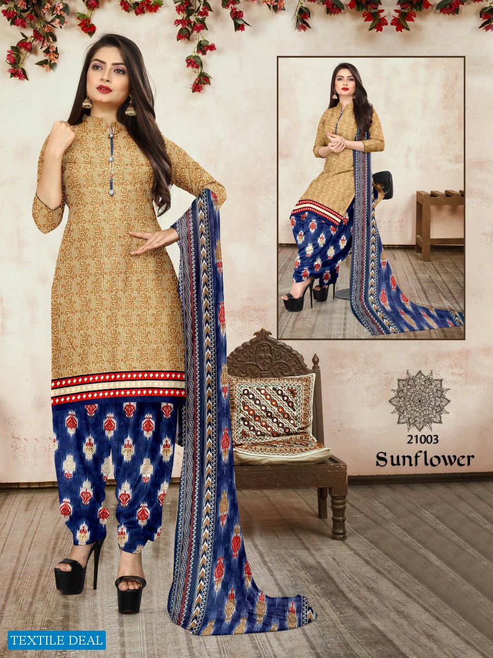 SSC Sunflower Vol-3 Wholesale Cotton Dress Material