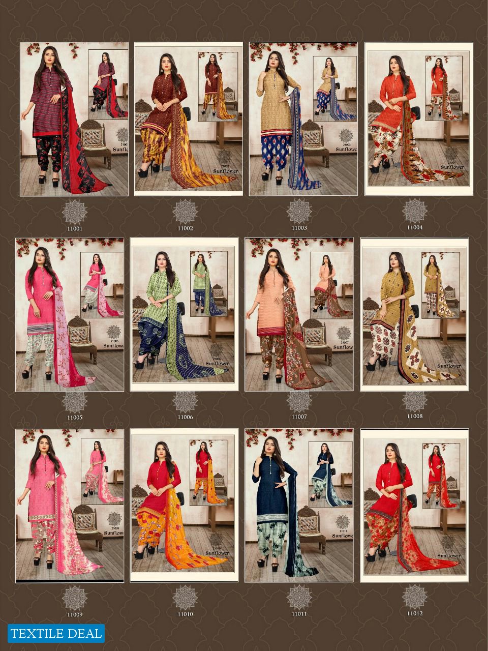 SSC Sunflower Vol-3 Wholesale Cotton Dress Material