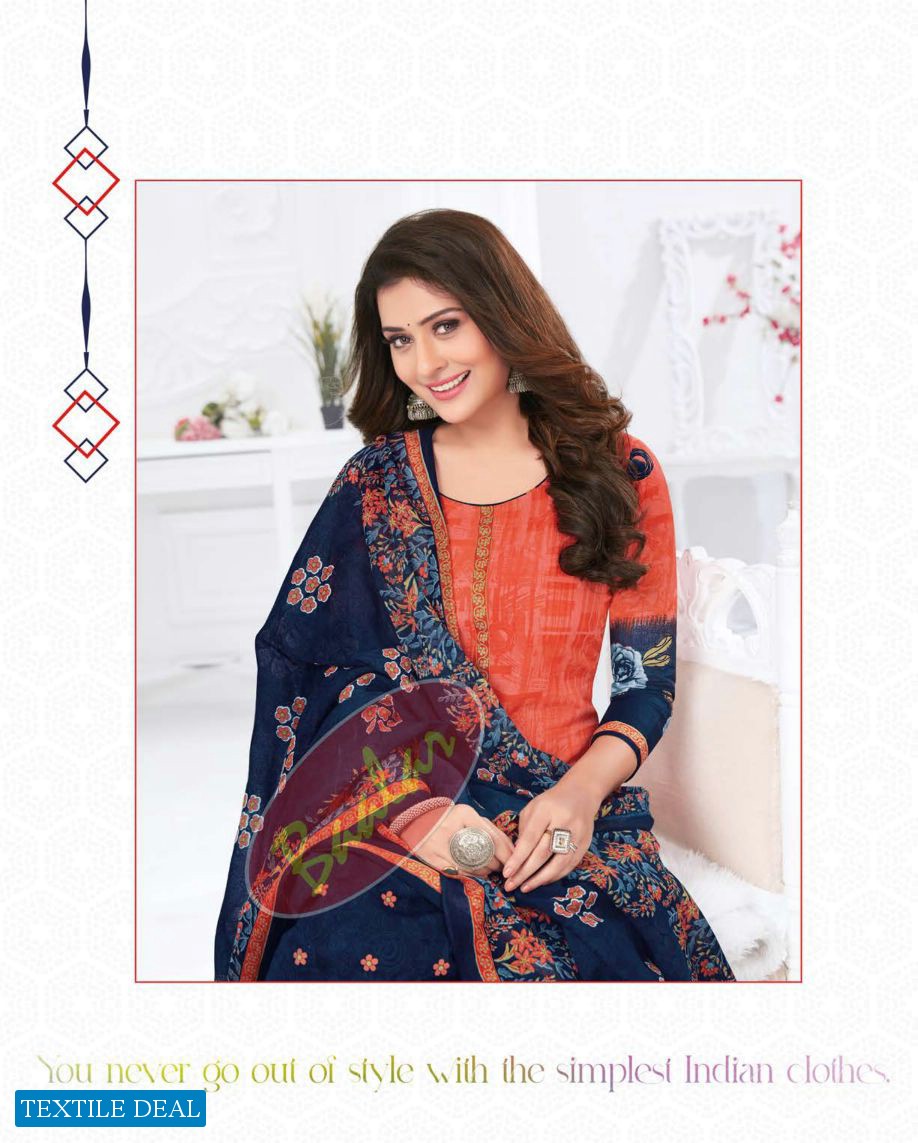 Baalar Colourful Vol-12 Wholesale Unstitched Cotton Suits