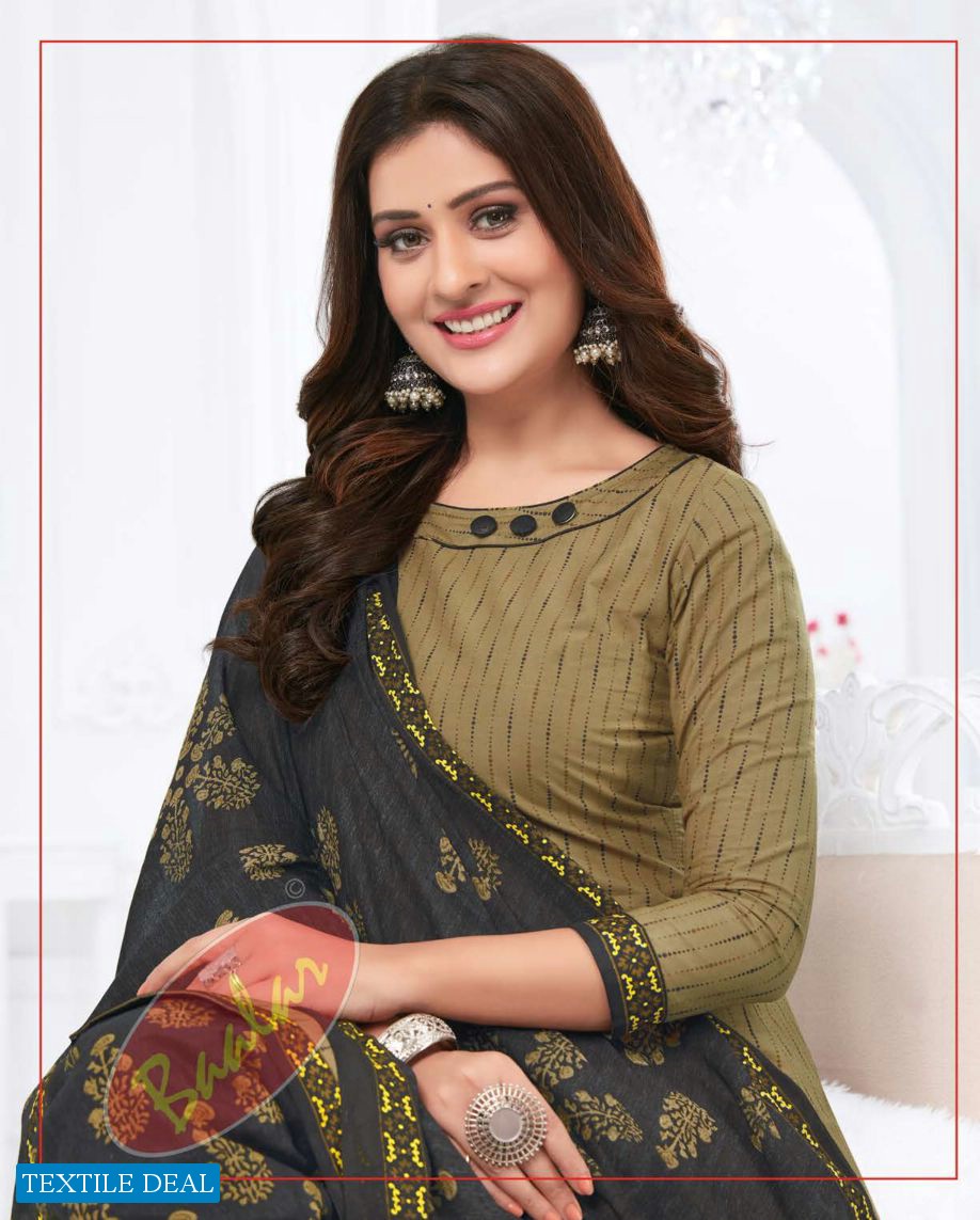 Baalar Colourful Vol-12 Wholesale Unstitched Cotton Suits