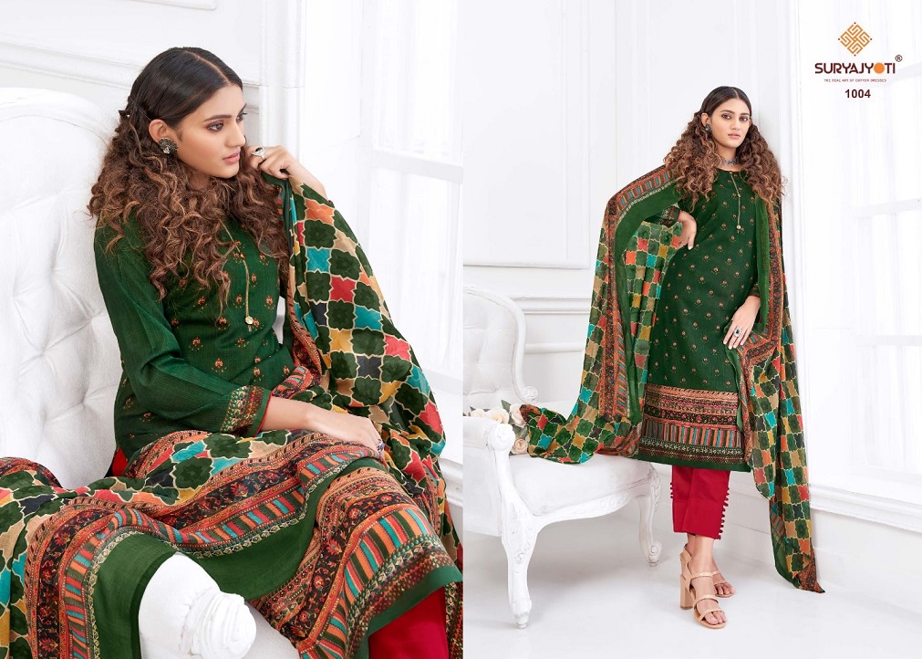 Suryajyoti Pakhee Vol-1 Wholesale Pure Cotton Dress Material