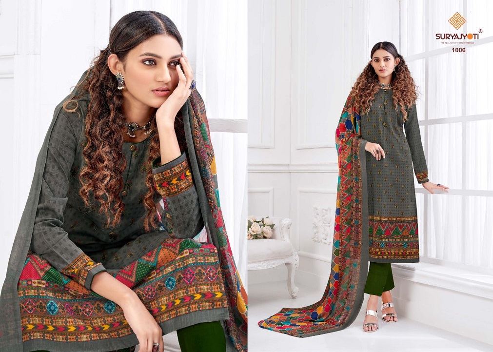 Suryajyoti Pakhee Vol-1 Wholesale Pure Cotton Dress Material