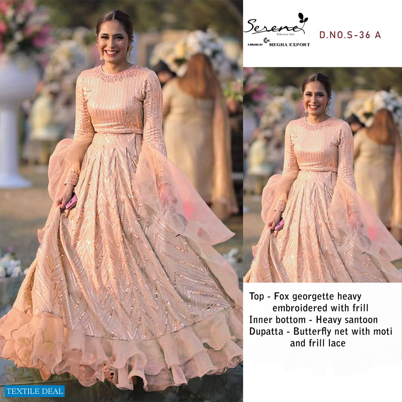 SERENE FEZA DESIGNER ANARKALI SUIT WHOLESALER IN SURAT